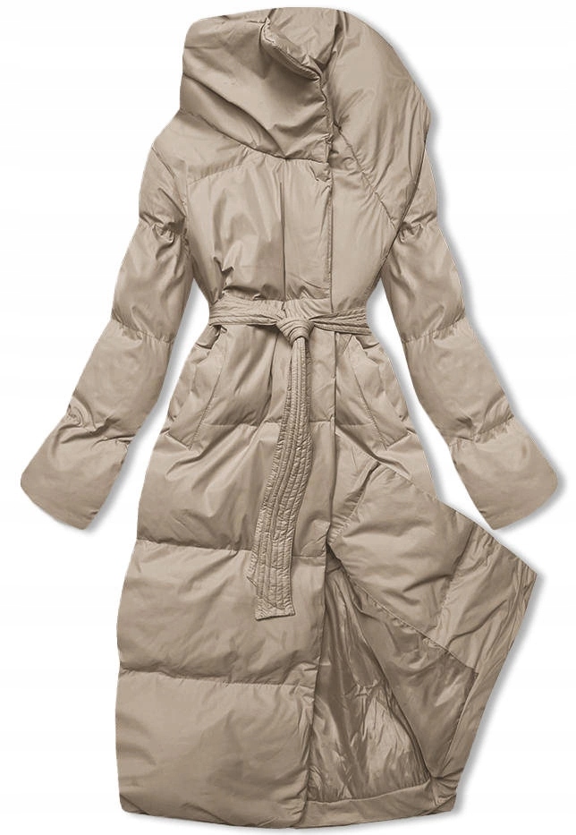 Dámská Zimní Bunda 5M737 Béžová XL (42)