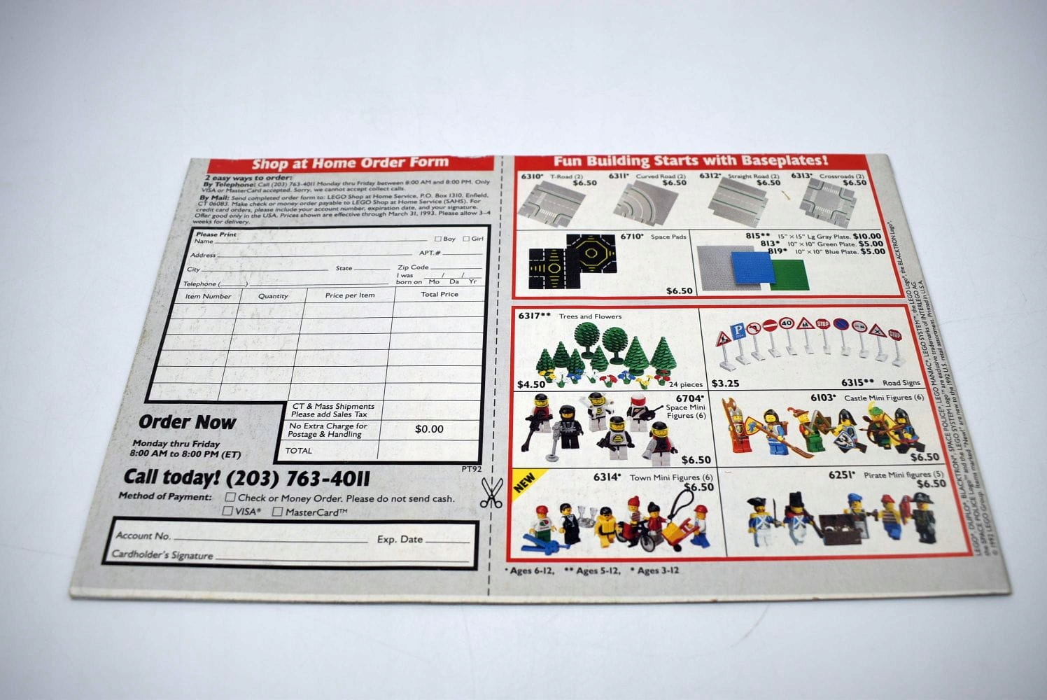 LEGO Katalog [1992] [US] amerykański UNIKAT Marka LEGO