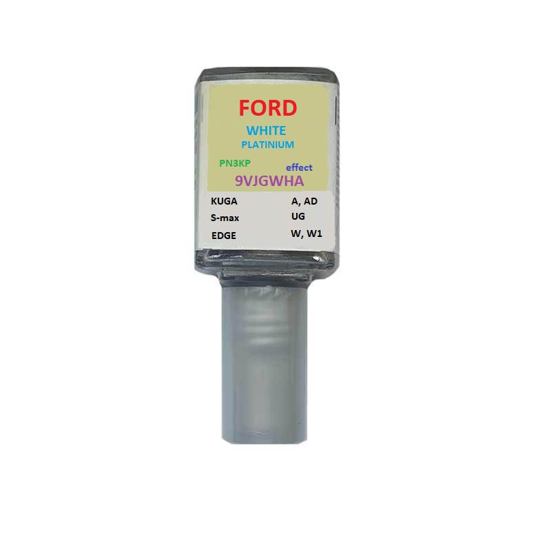 Zaprawka lakier do rys 10ml FORD WHITE PLATINIUM