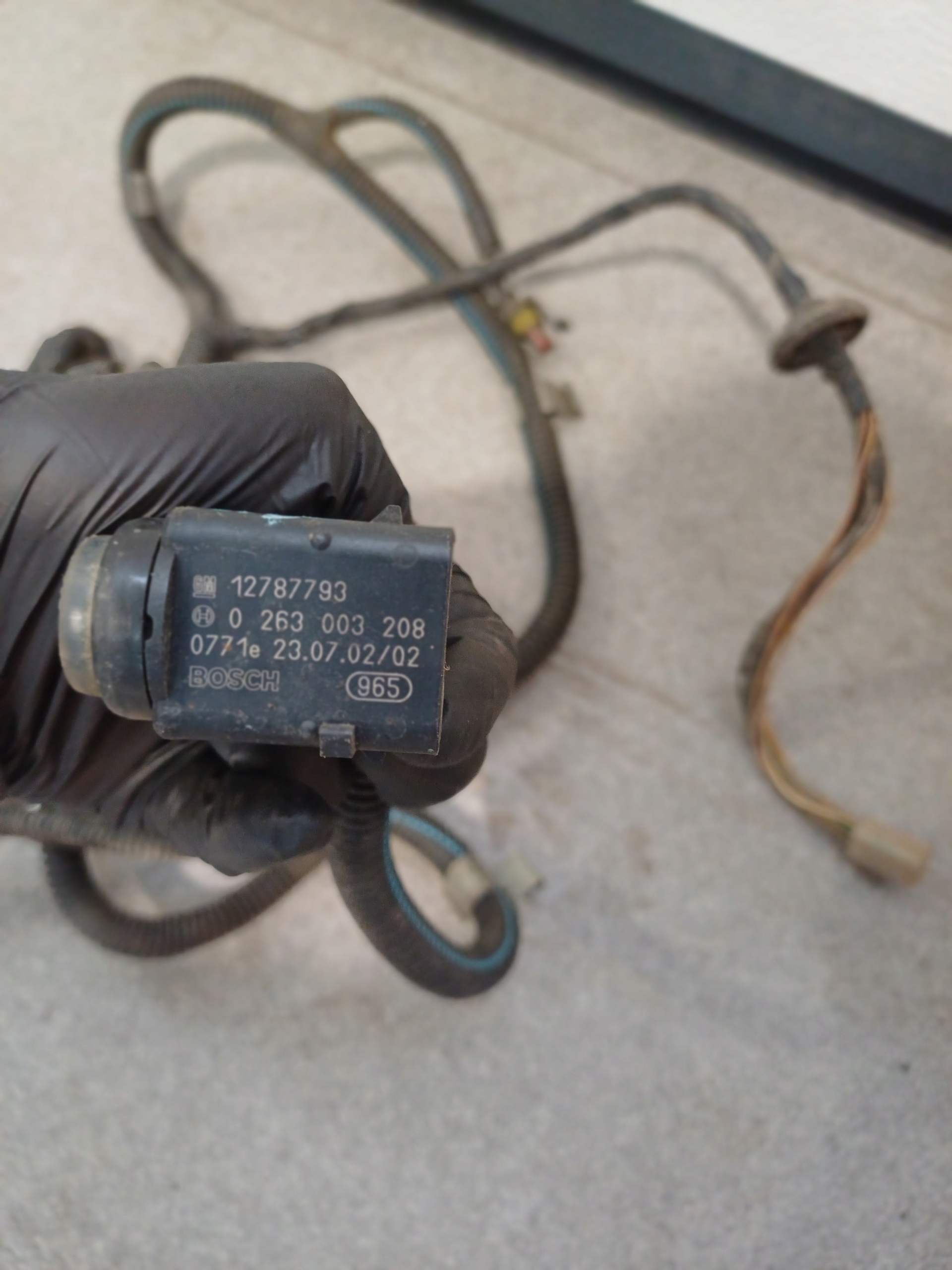 cablaggio Paraurti OPEL ZAFIRA B VECTRA C 12787793