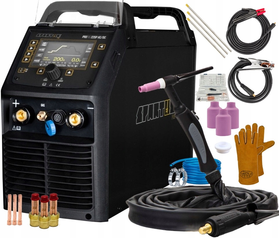 ЗВАРЮВАЛЬНИЙ АПАРАТ SPARTUS PRO TIG 225P PULS AC / DC