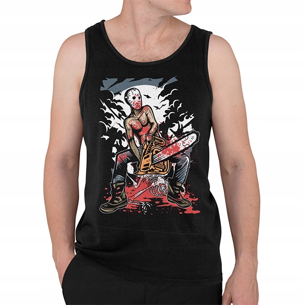 TANK TOP HORROR/ROCK CHAINSAW KILLER