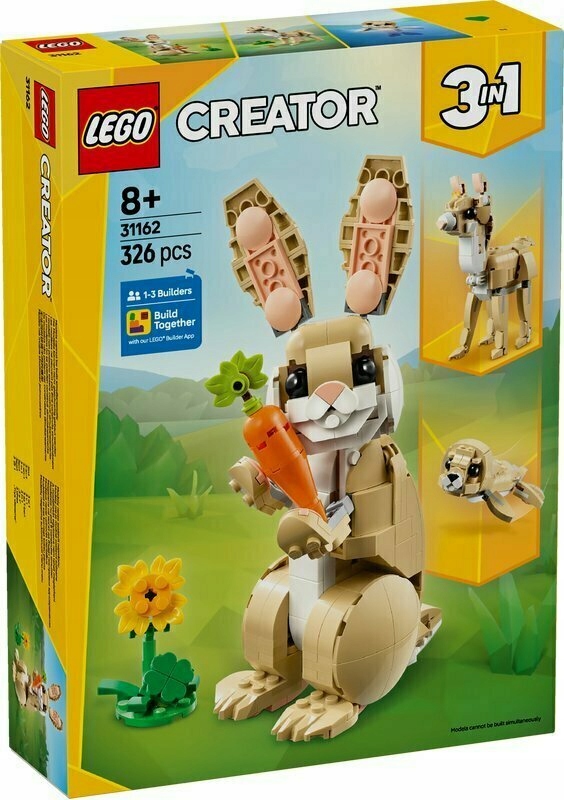 Sada Lego Kostek pro Dívky stavebnice Lego Creator Roztomilý králíček