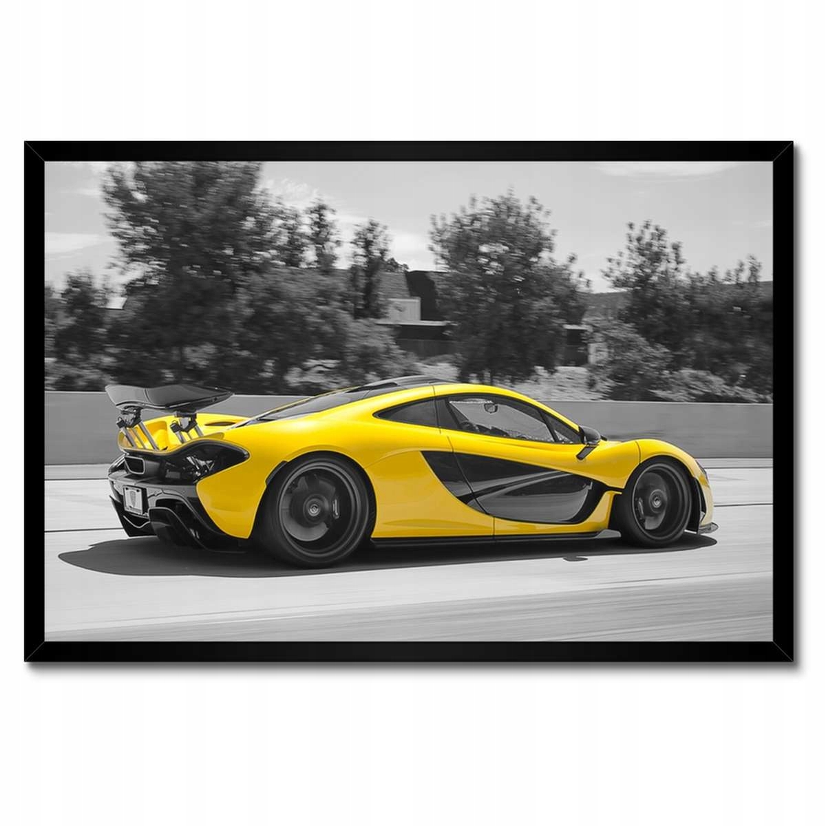 Plakáty v rámu 60x40 Yellow McLaren P1