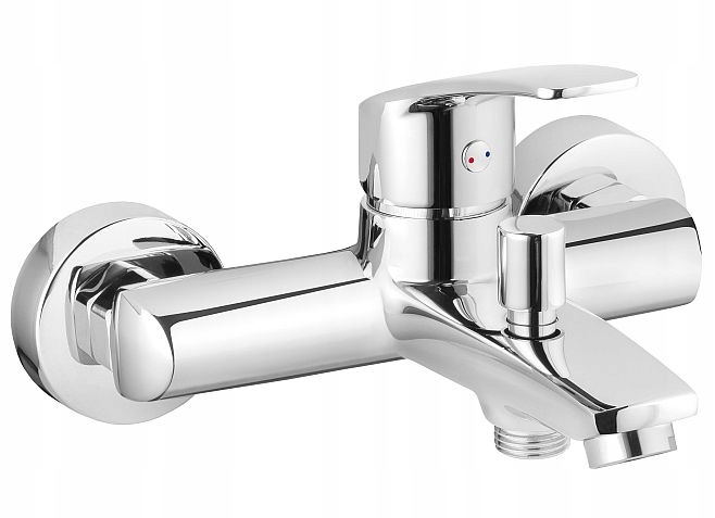 INVENA BATERIA WANNOWA - PRYSZNICOWA MALTA CHROM BEZ ZESTAWU PRYSZNICOWEGO