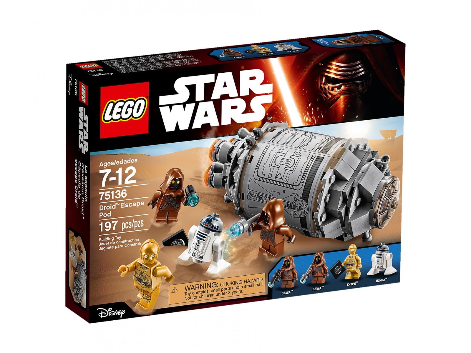 Lego Star Wars 75136 Záchranná kapsle pro droidy Unikát 2016
