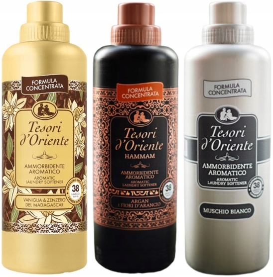 Levně Tesori d'Oriente Sada 3 italských oplachovacích přípravků 760 ml Vhm