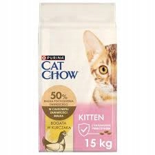 Cat Chow krmivo suché kuře 15 kg