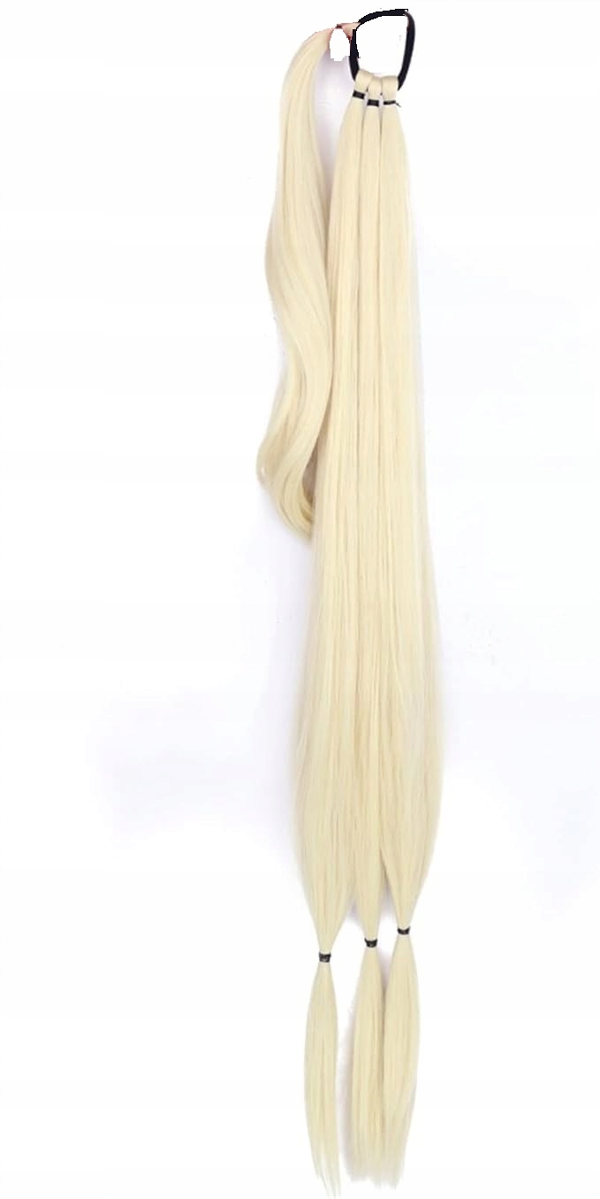 Prodlužovací Ohon Syntetický Dlouhý Zapletený Příčesek Z Vlasů 85 CM