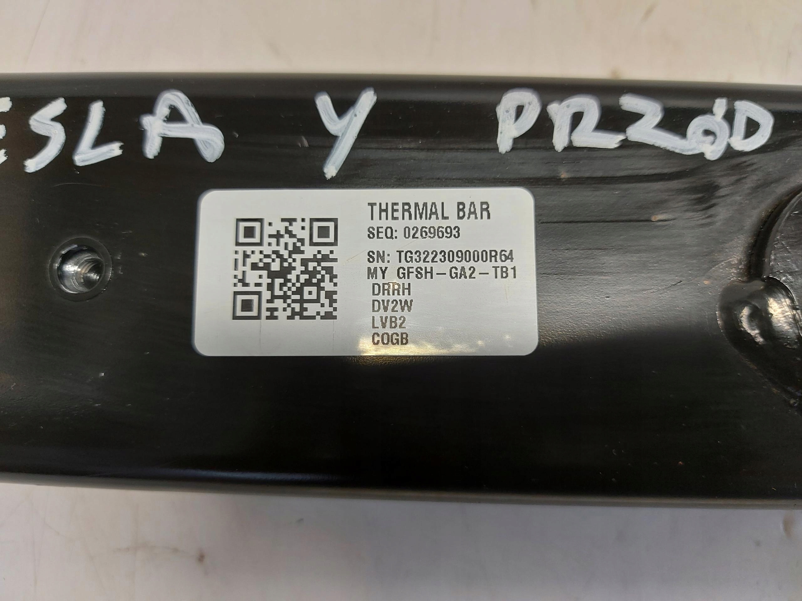 TESLA MODEL Y 2022 brace front sider upper kielichow