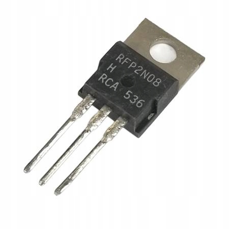 Tranzystor RFP2N08 Mosfet-n, 80V, 2A, TO-220