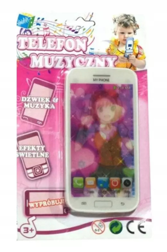 Telefon zabawkowy muzyczny M&Z
