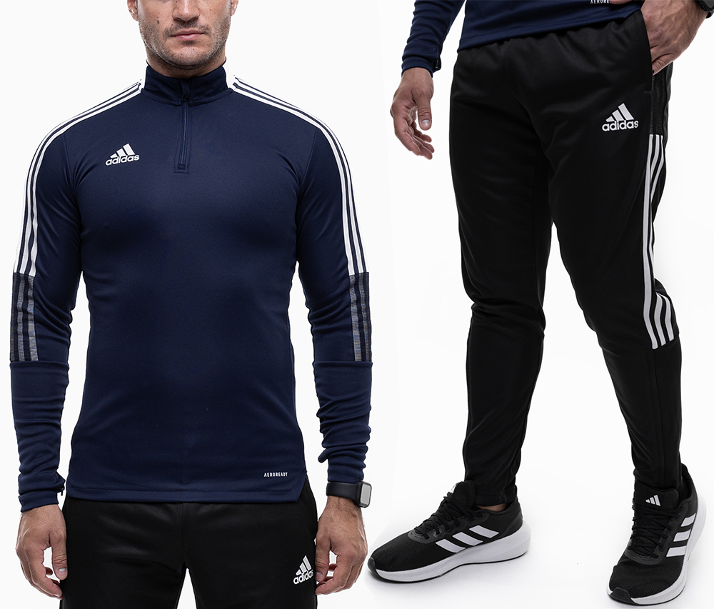 Teplákovka Pánský komplet adidas Tiro 21 Sportovní tréninková Mikina Kalhoty vel. S