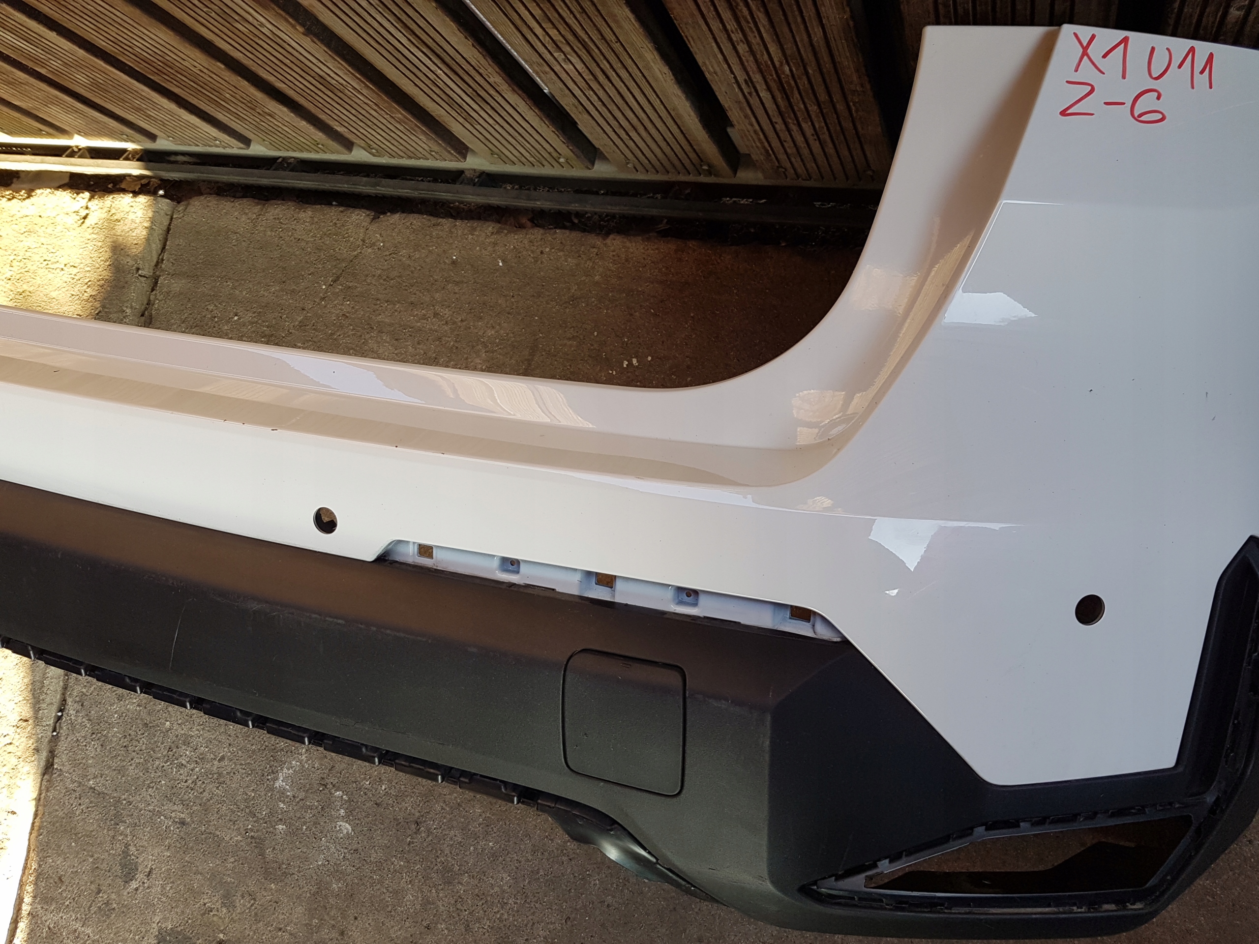 bumper rear rear part BMW X1 U11