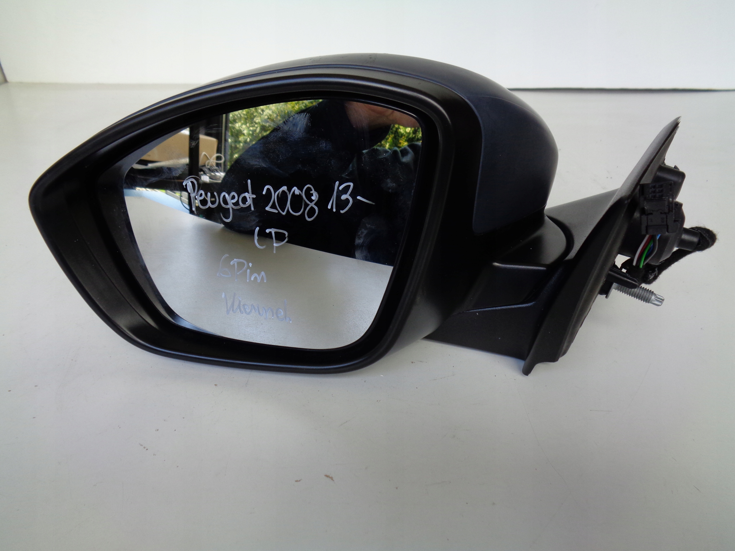mirror left PEUGEOT 2008 II 19- 6 PIN
