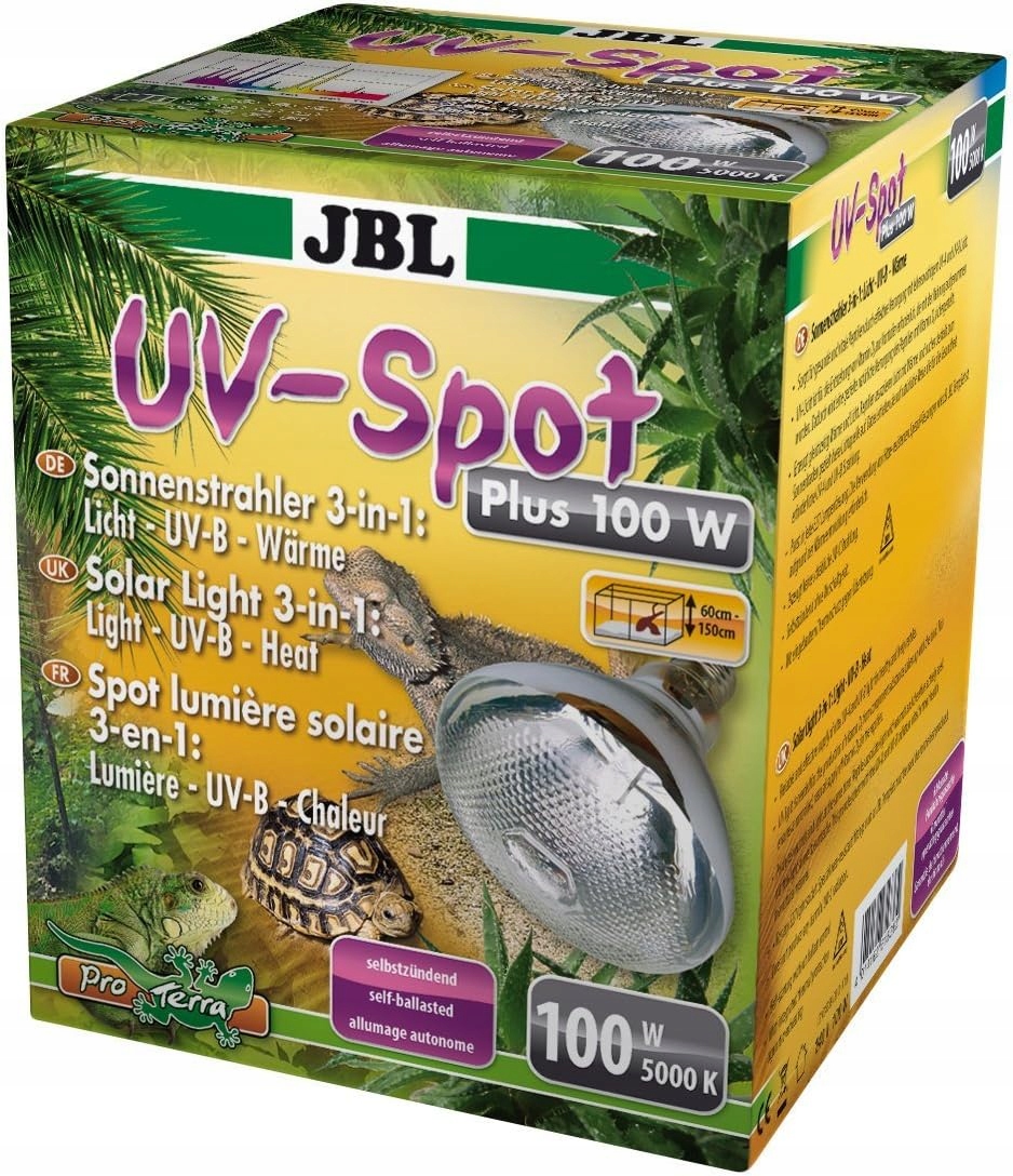 Jbl Uv-Spot plus 100W Uv reflektor s spektrem 5000K přečtěte si popis