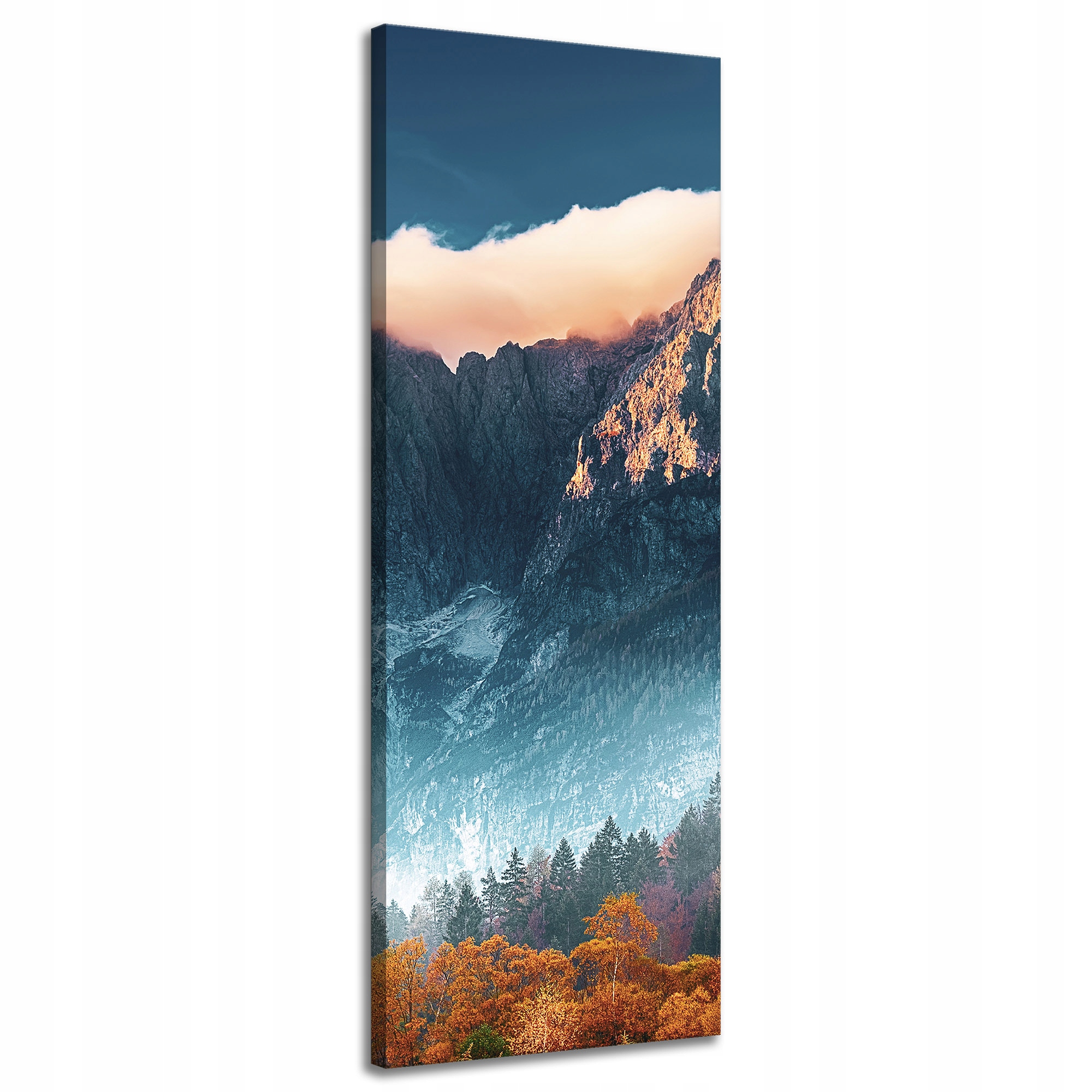 Obraz na plátně Hory Nebe Les Příroda 40x120 cm