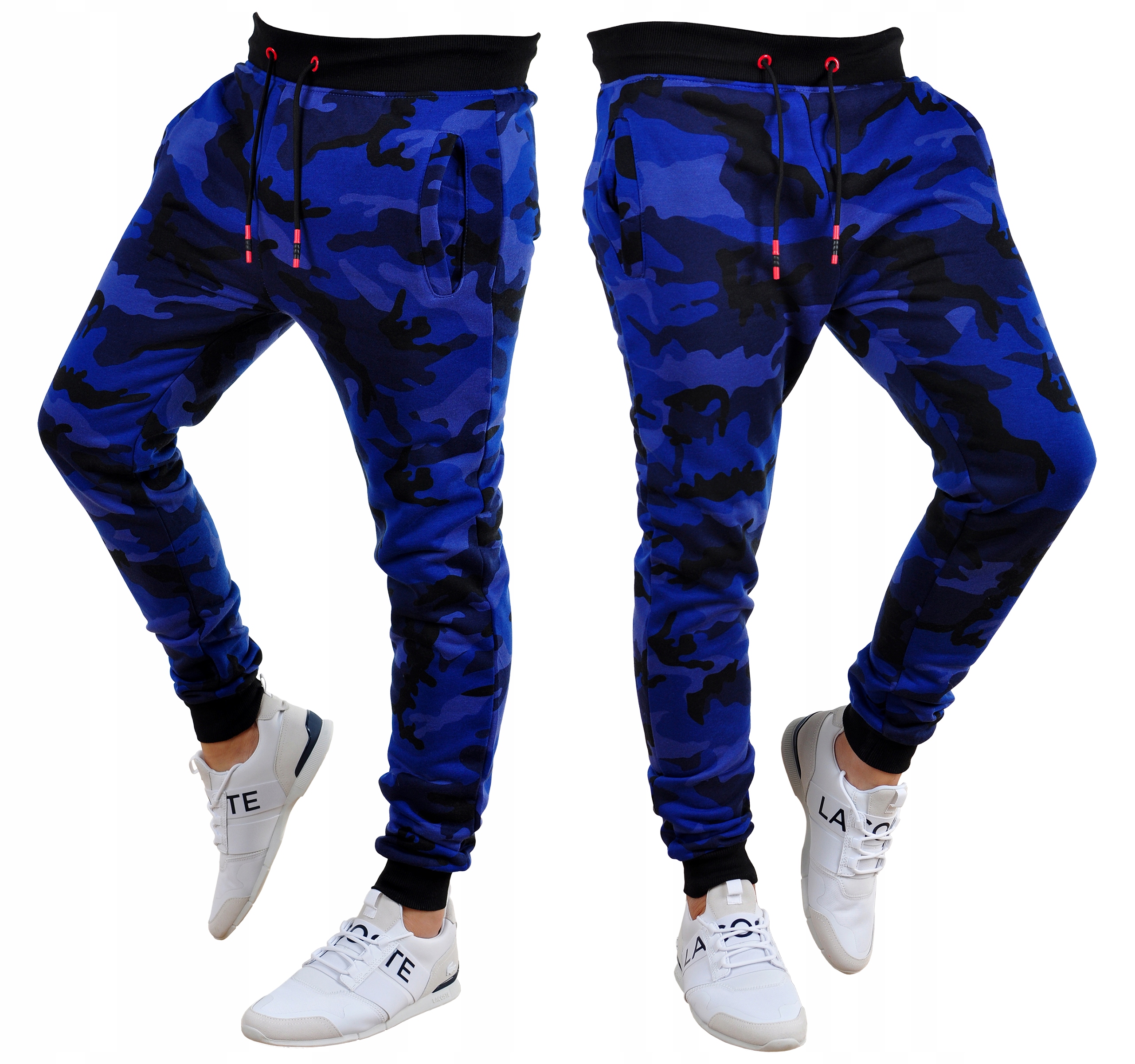 KZ15 r. 4XL MĘSKIE SPODNIE DRESOWE JOGGERY GŁADKIE