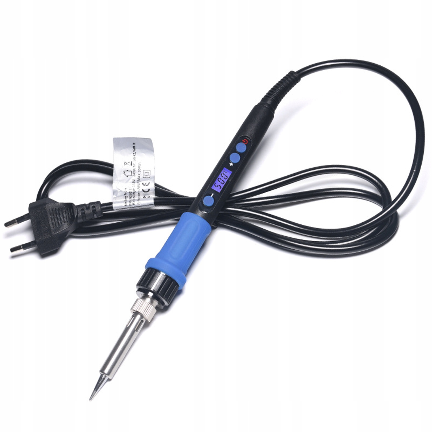 PRECYZYJNA LUTOWNICA LCD Duży Zestaw Lutowniczy 13 Elementów ORGANIZER 100W Kod producenta 3663622783