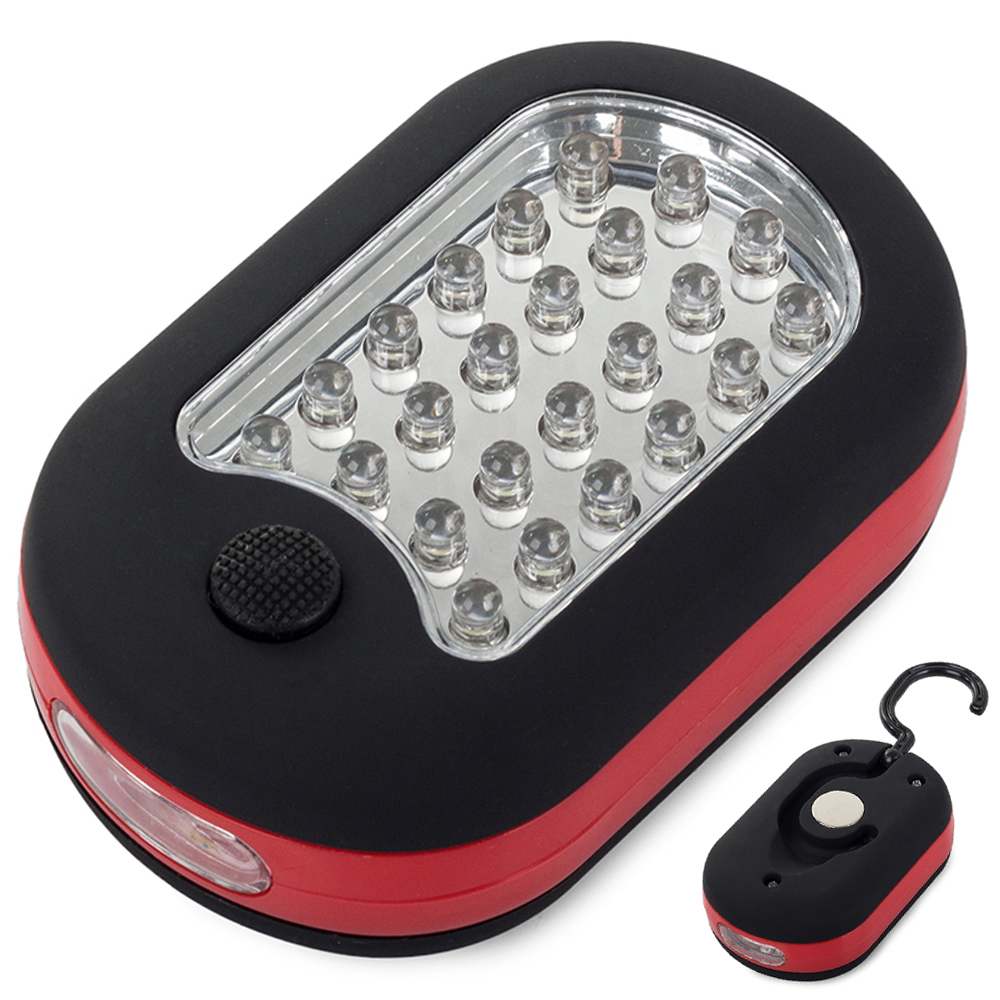 

Latarka Lampa Warsztatowa Magnes + Wieszak 27 Led