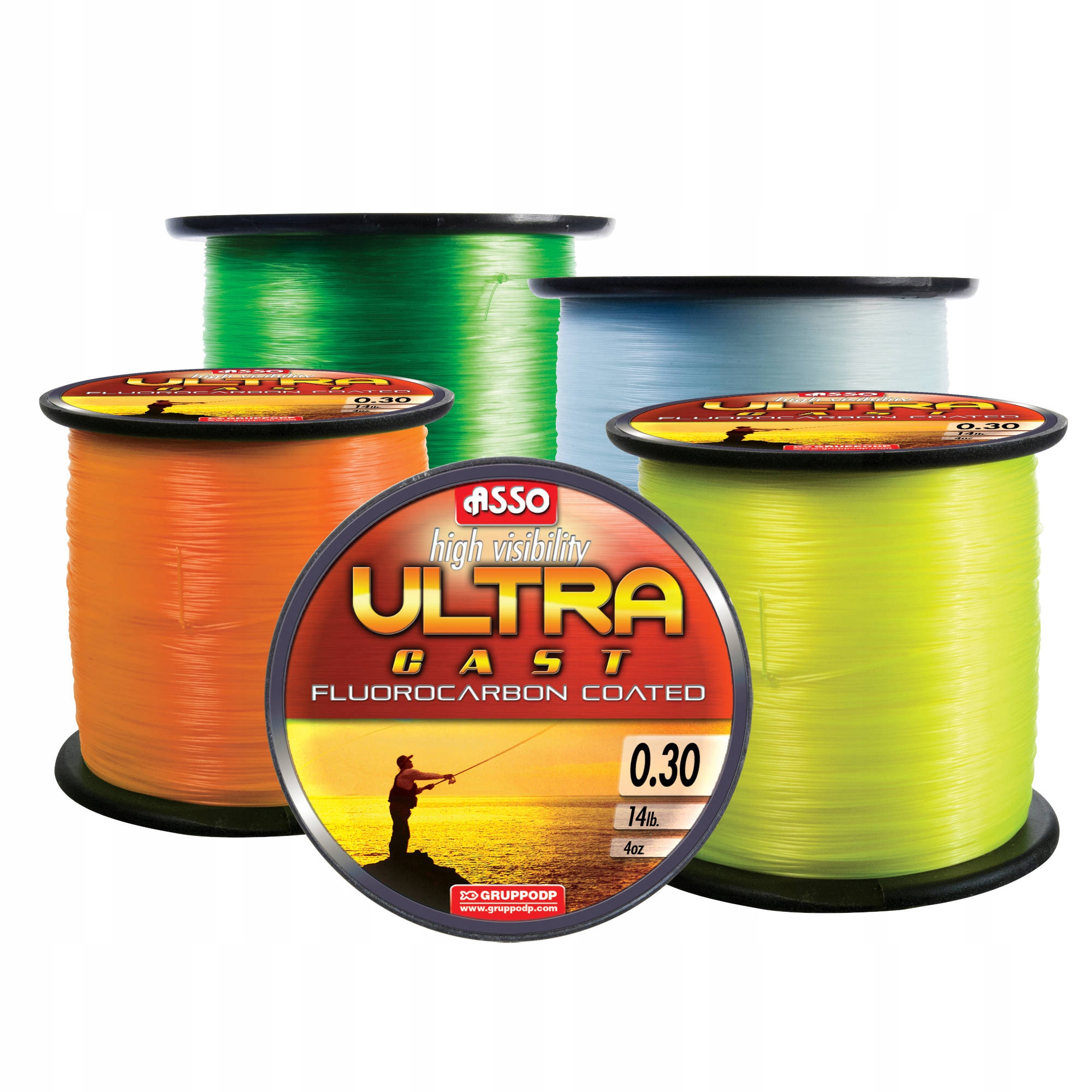 Vlasec Asso Ultra Cast Spool Blue-50 Fluo 0,39 mm 1000 m