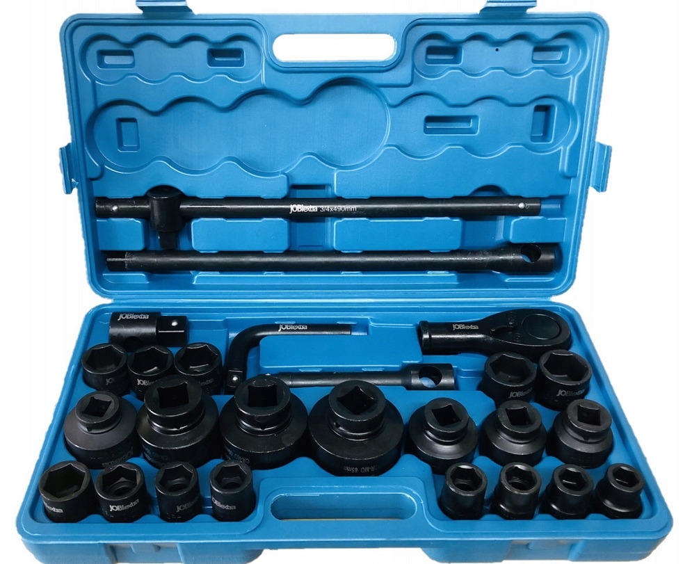 Sada nástrčných kľúčov Nasadek 12-k 3/4'' 1" 17-65 mm 26e JOBIextra X1309