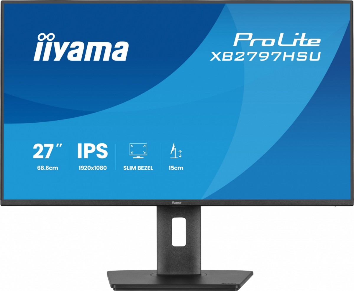 Monitor ProLite 27 palců XB2797HSU-B1 2xUSB-C, 350 CD, 2x2W, Has 150/PIVOT