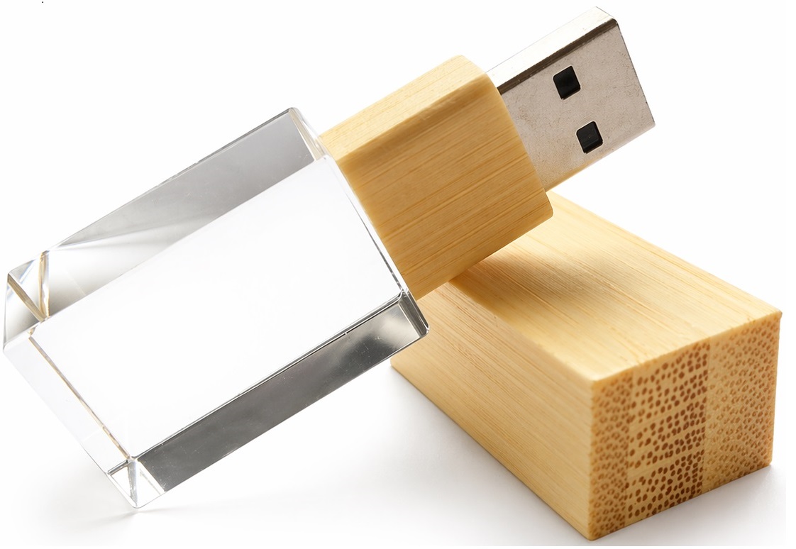 Ekologická paměť Usb flash disc 3.0 16 Gb Led jako dárek Křest Svatba Svaté Přijímání
