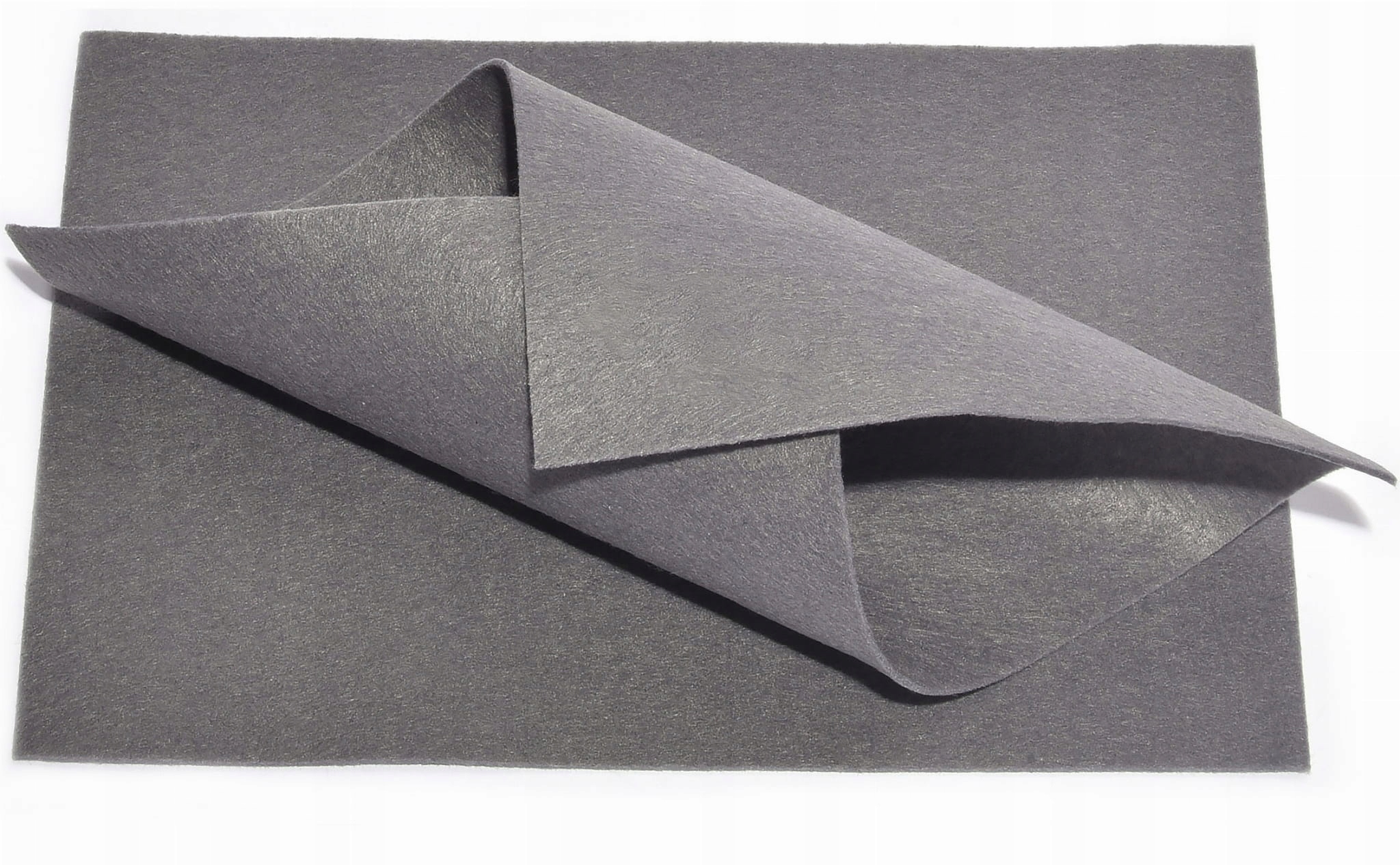 Filc dekoracyjny arkusz 20*30cm 1mm ciemny szary