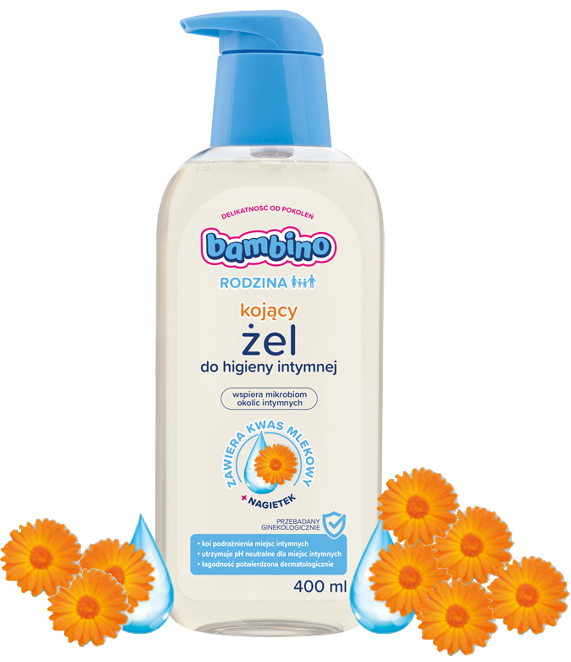 Żel do higieny intymnej BAMBINO RODZINA 3 x 400 ml Marka Bambino