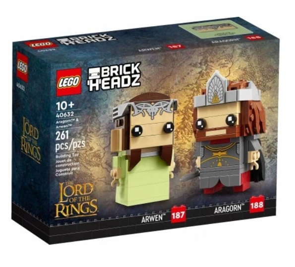 Lego 40632 Brickheadz Vládce Prstenů Aragorn A Arwena