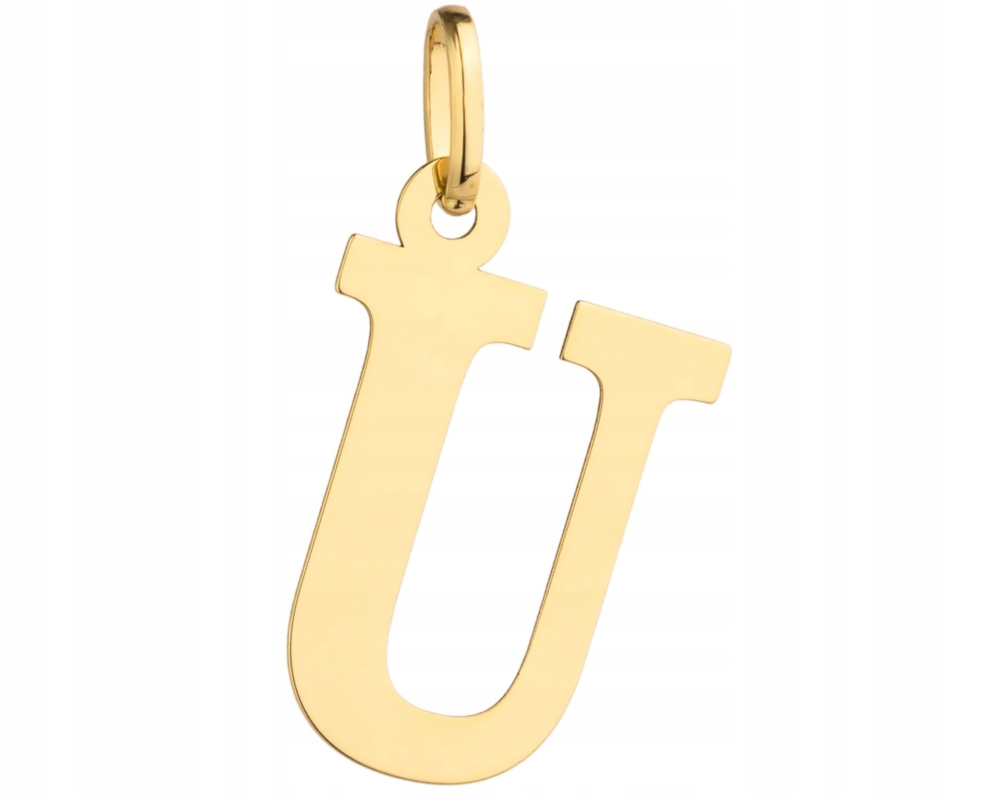 Zlatý velký přívěsek, zlatý přívěsek s písmenem U 585