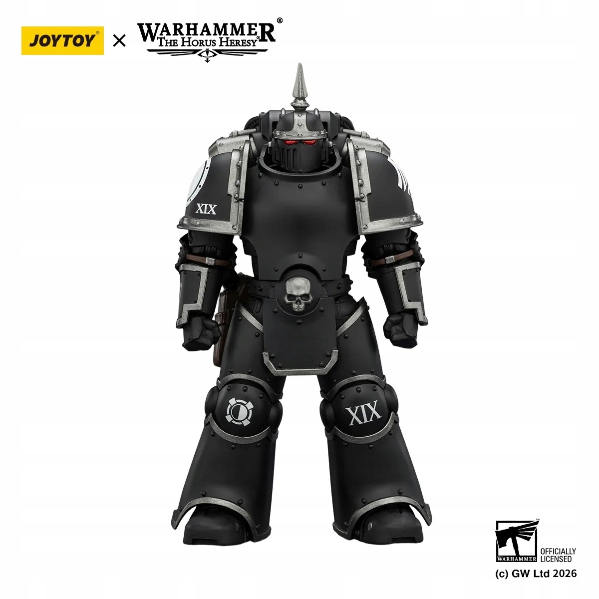 Taktický legionář Raven Guard Mk III s bolterem a boltovou pistolí Warhammer
