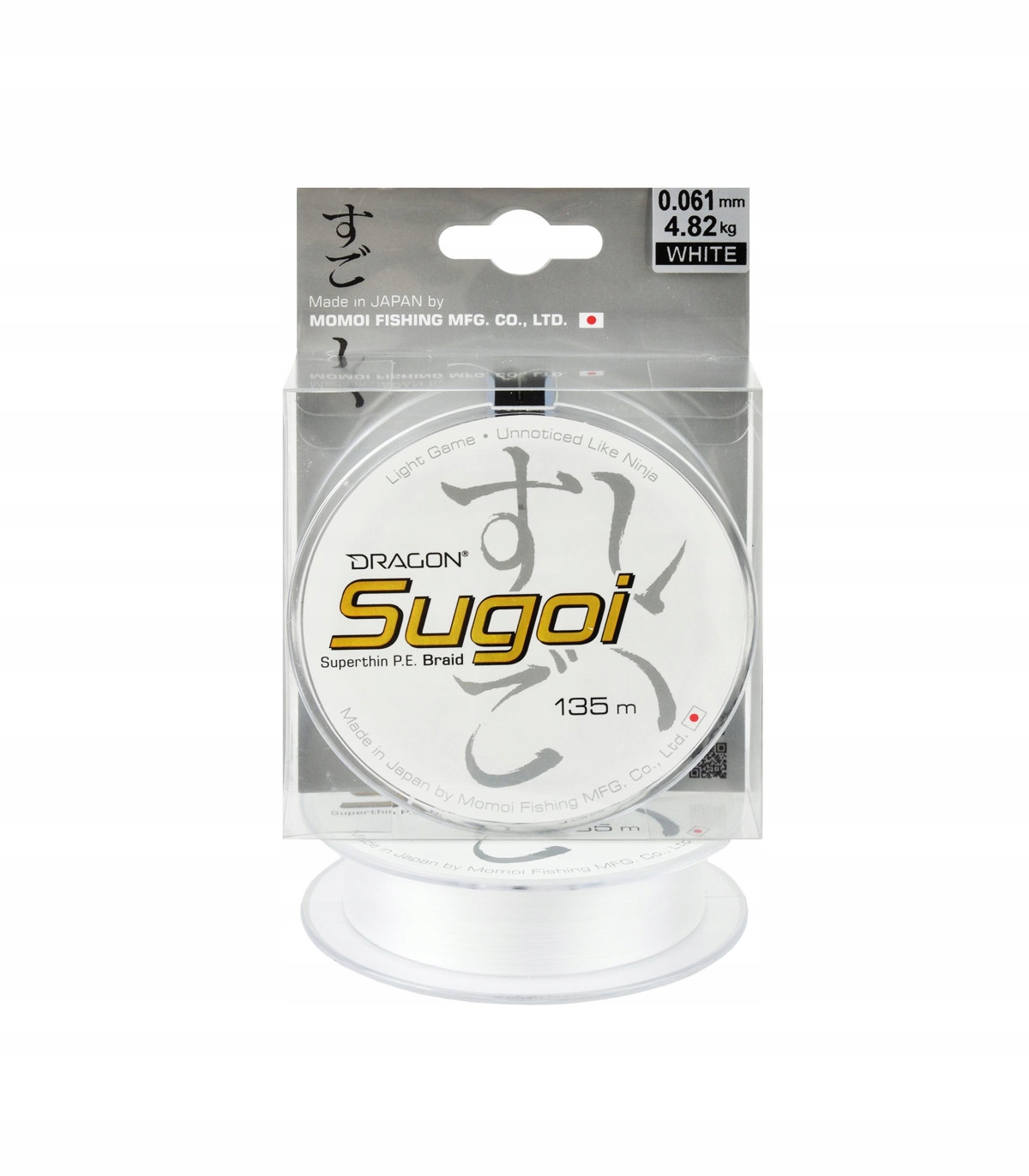 

Plecionka Dragon Sugoi P.e Biała 135M 0.037MM
