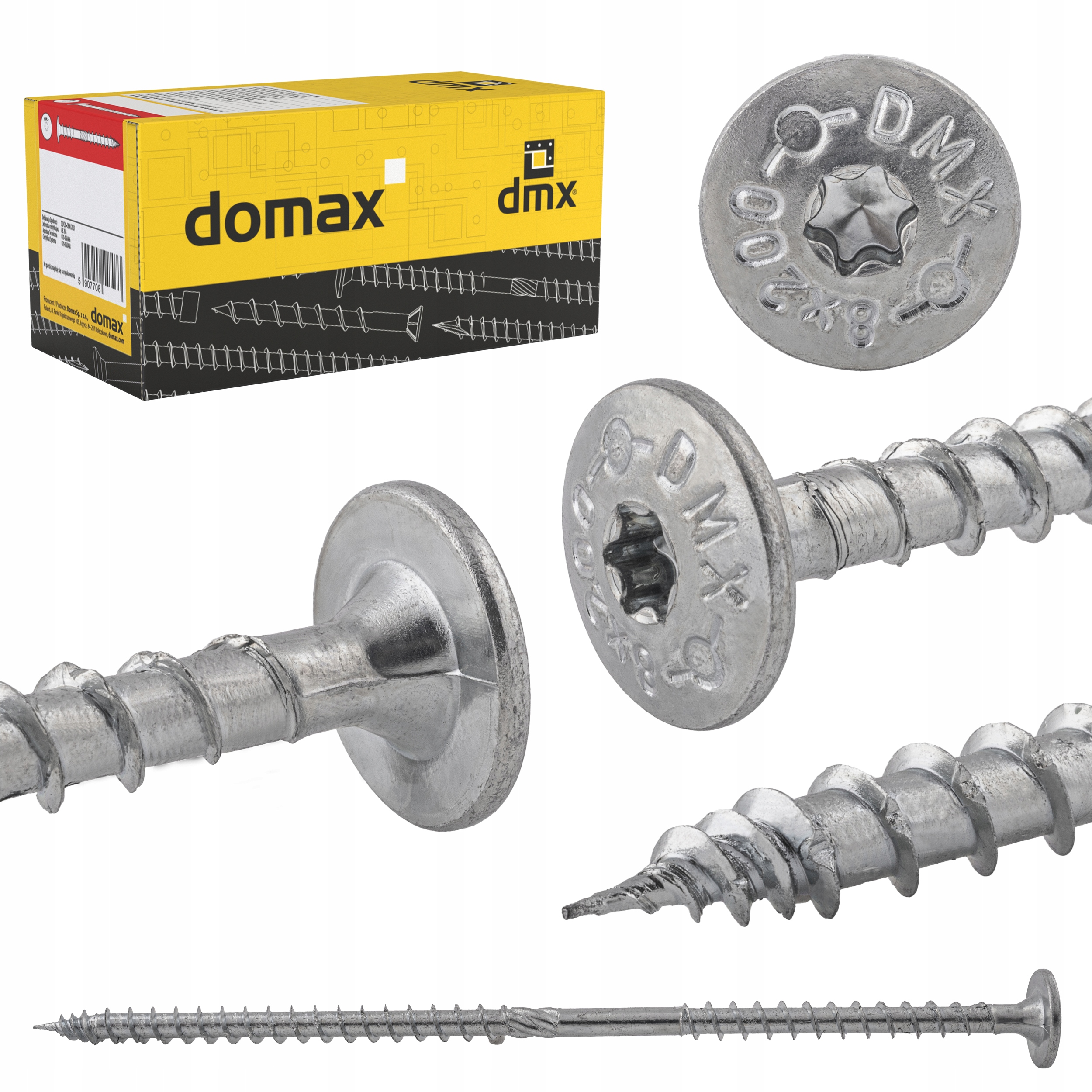 Šroub pro izolaci s talířovou hlavou 8 mm Wkt karton 8x300 (50 ks/balení)