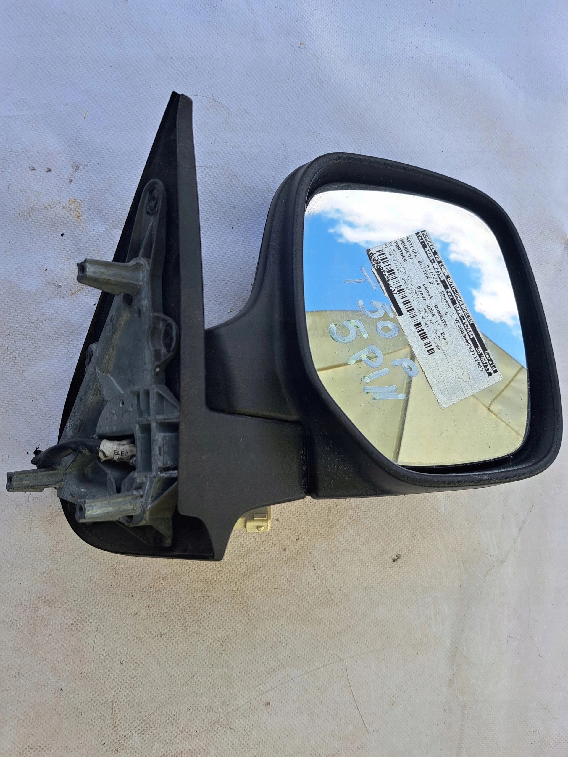 PEUGEOT PARTNER 96-08 mirror right 5PIN original