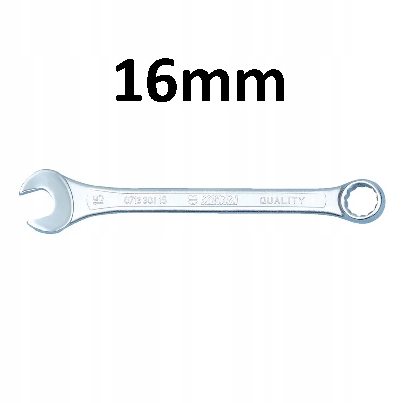 

Klucz płasko-oczkowy krótki Zebra Wurth 16mm