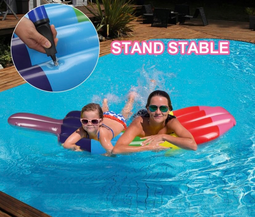 MATERAC DO PŁYWANIA LÓD TĘCZOWY DMUCHANY WODNY LEŻAK PLAŻOWY BASEN DUŻY XXL Waga produktu z opakowaniem jednostkowym 0.3 kg