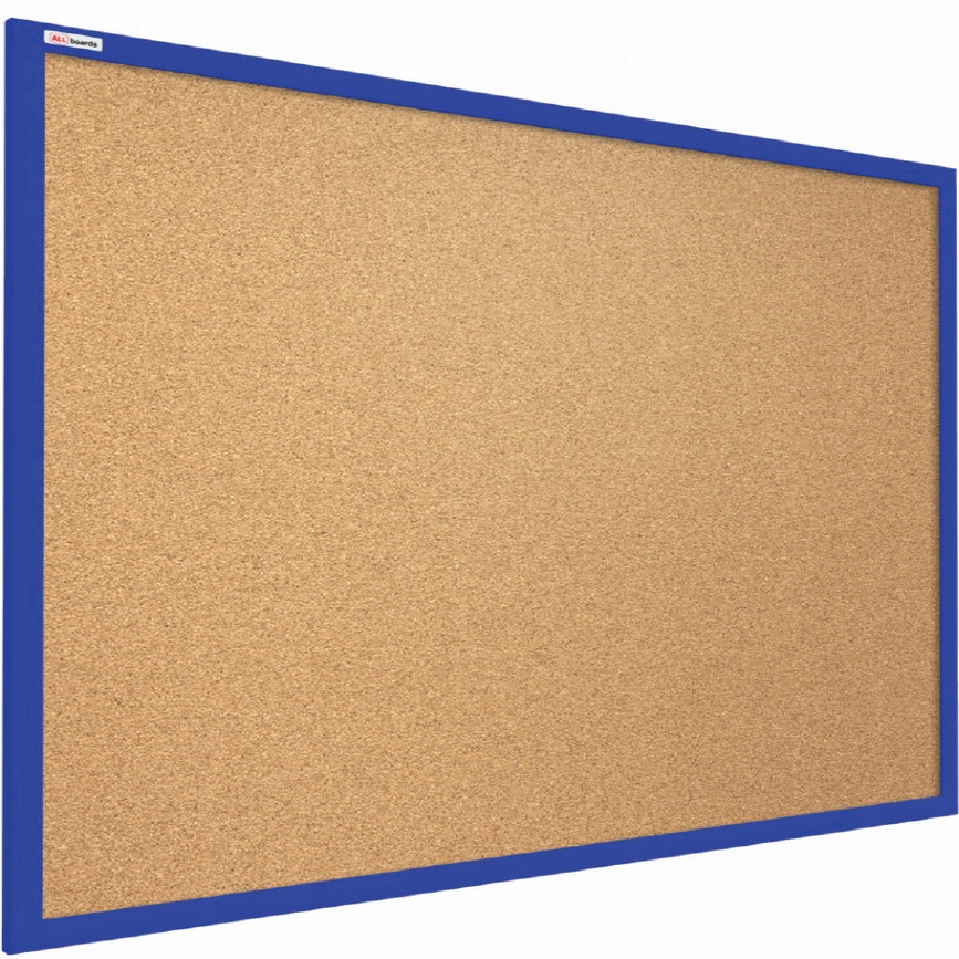 

Granatowa tablica korkowa 90x60 drewniana +pinezki