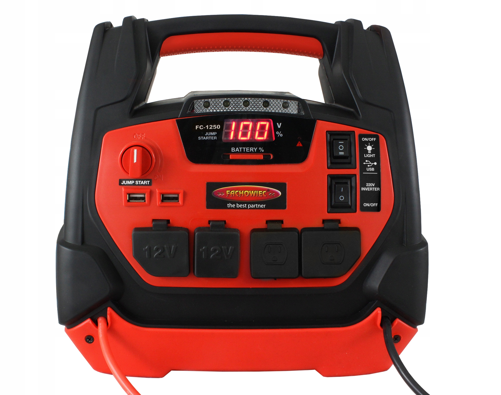 Rozruch 1250A powerbank 18Ah USB kompresor FC 1250 Producent code 806 F