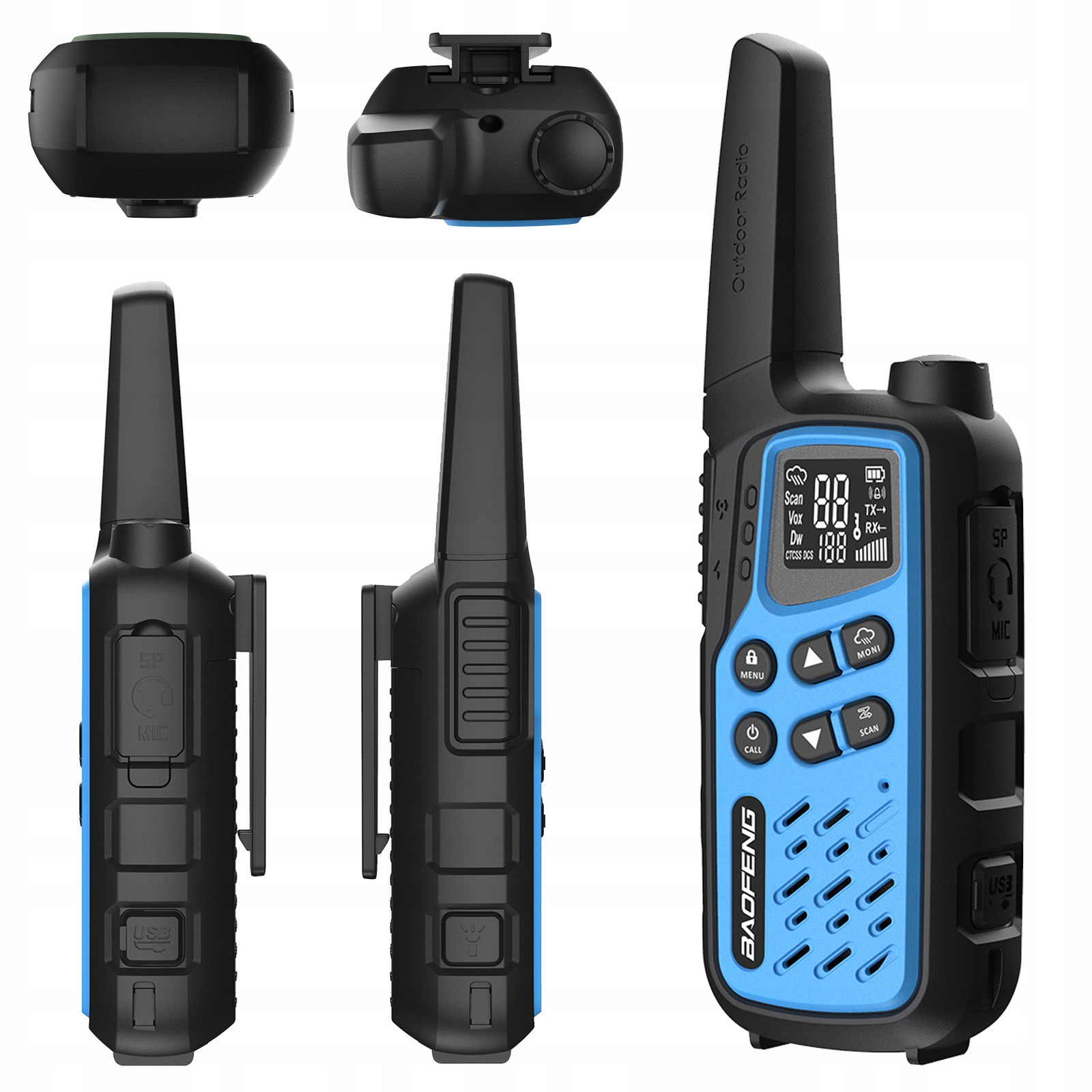 BAOFENG BF-25E KRÓTKOFALÓWKA DUŻY ZASIĘG PODKANAŁY ŁOKI TOKI USB-C LATARKA Marka Baofeng