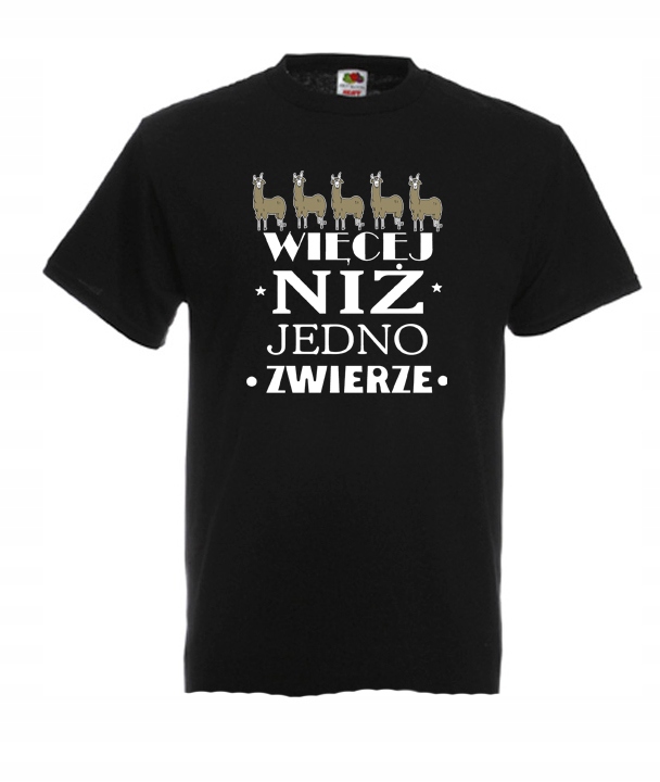 

XXL Koszulka Męska Lama Więcej Niż Jedno Zwierze
