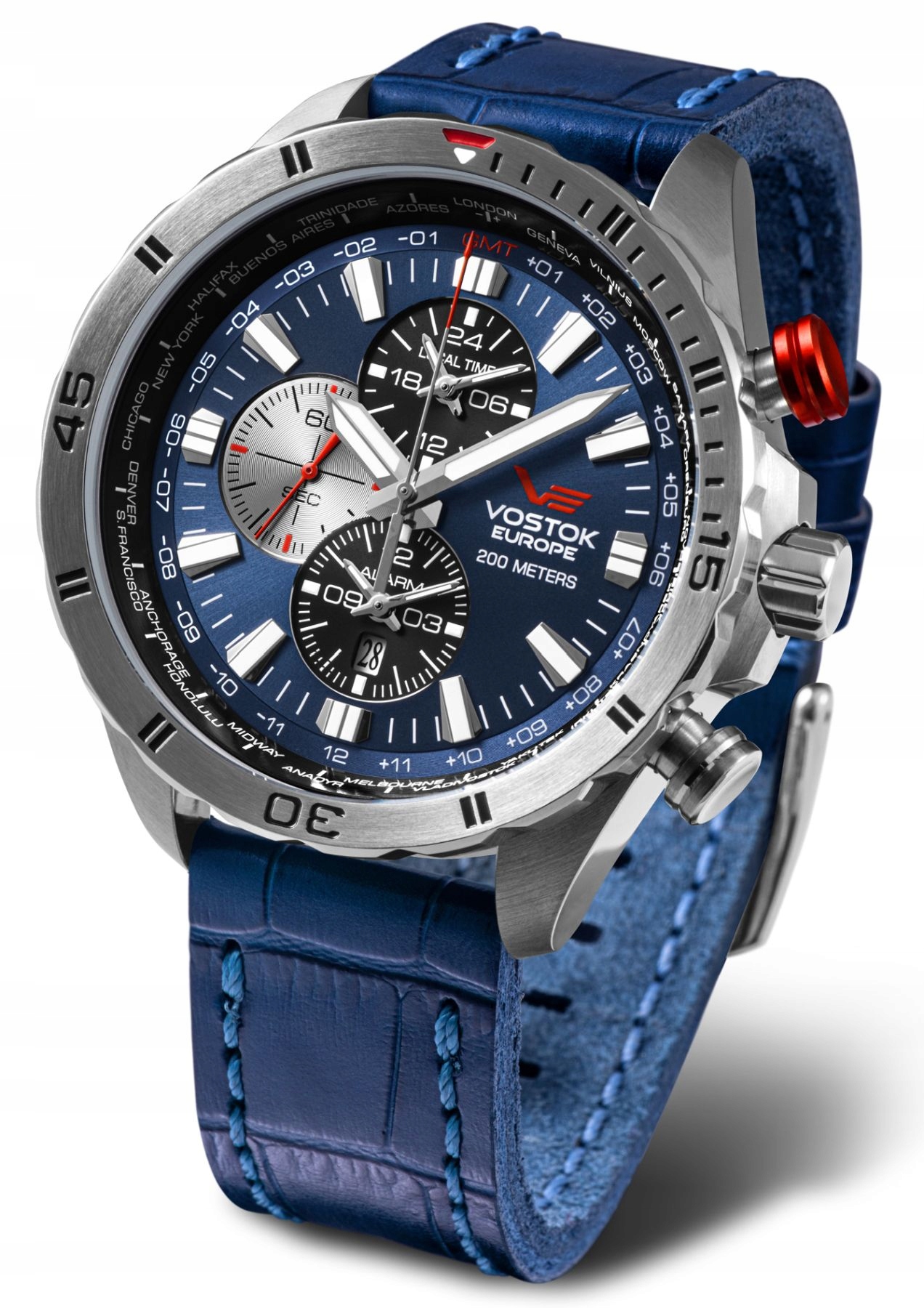 Zegarek męski na pasku Vostok Europe YM26-320A652
