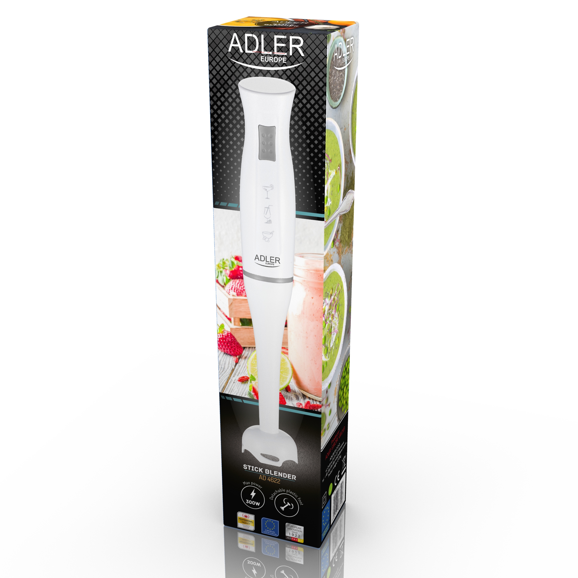 Blender ręczny Adler AD 4622 200W Ostrze ze stali nierdzewnej