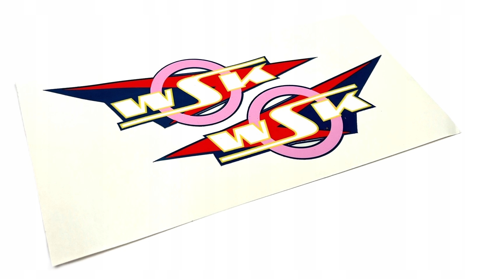 Naklejka nalepka schowka pokrywy dekla zbiornik Wsk 125, 175 logo