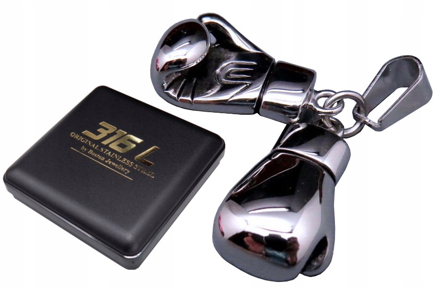 

Srebrne Rękawice Bokserskie Na Łańcuszek Stal 316L