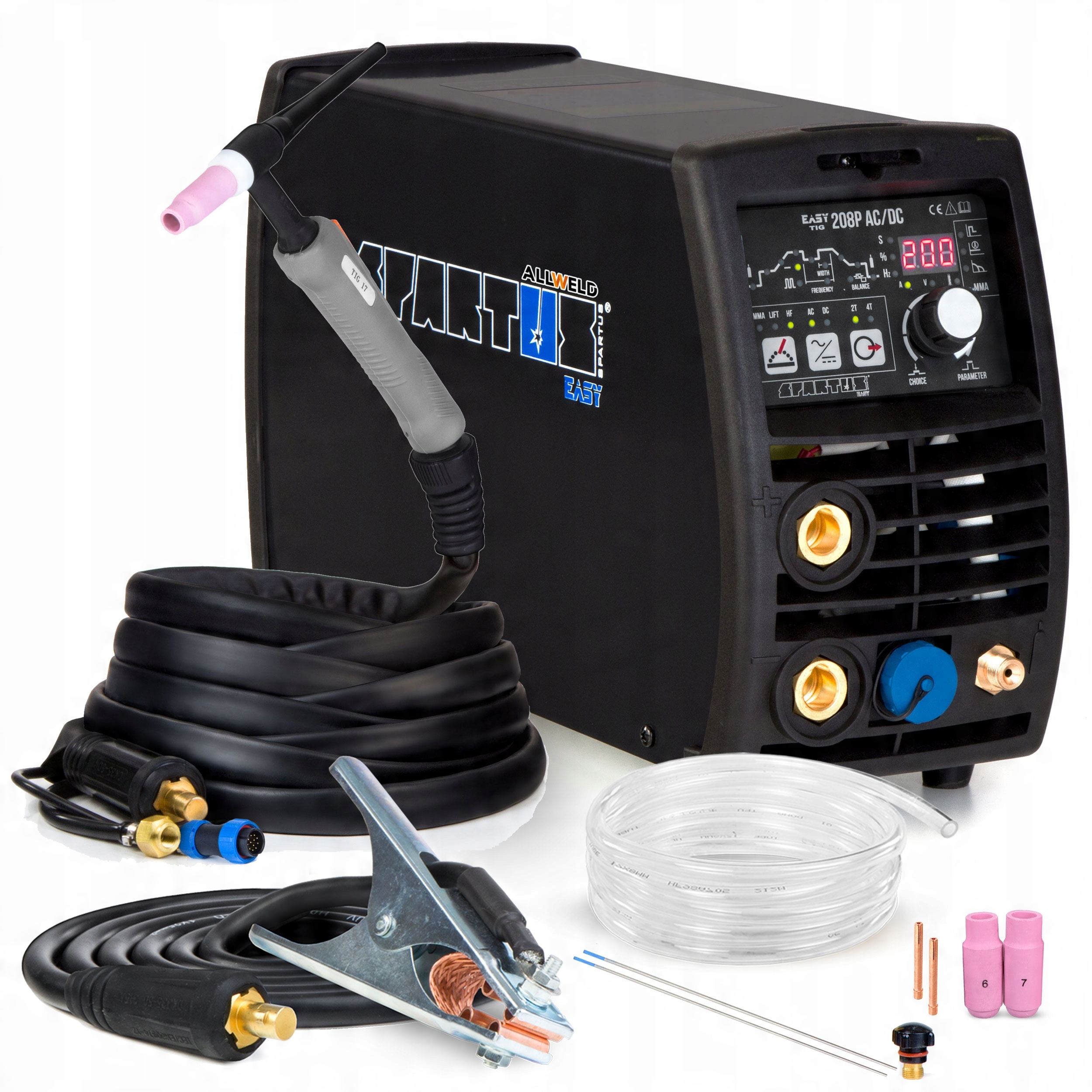 

Spawarka Inwertorowa Tig Ac DC 200A Spartus 208P