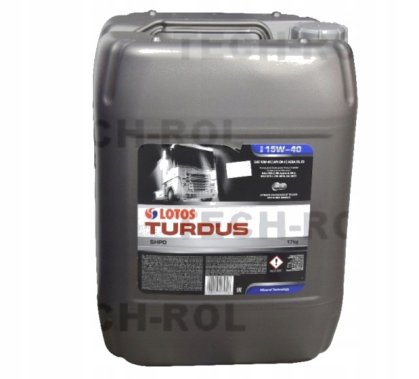 Моторное масло Turdus Shpd 15w40 17kg 20L Lotus