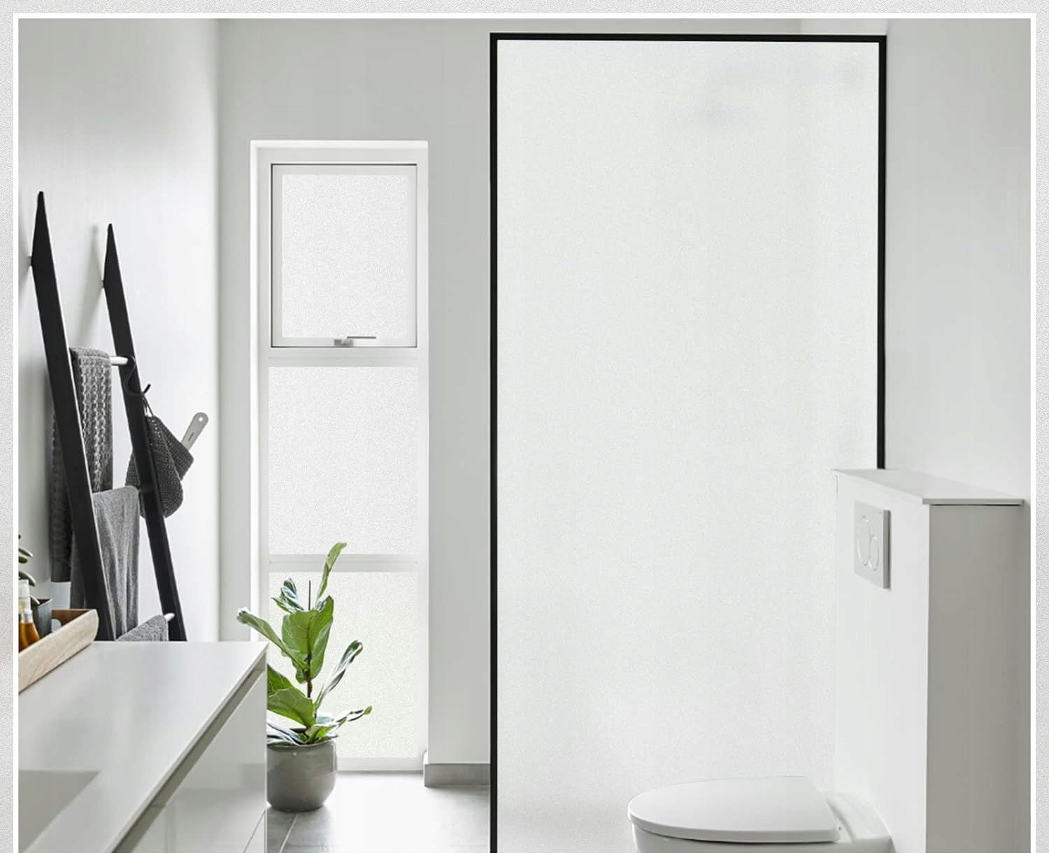 SAMOPRZYLEPNA FOLIA NA SZYBĘ OKIENNA MATOWA MLECZNA SZRONIONA 100*152cm Transparentność brak informacji