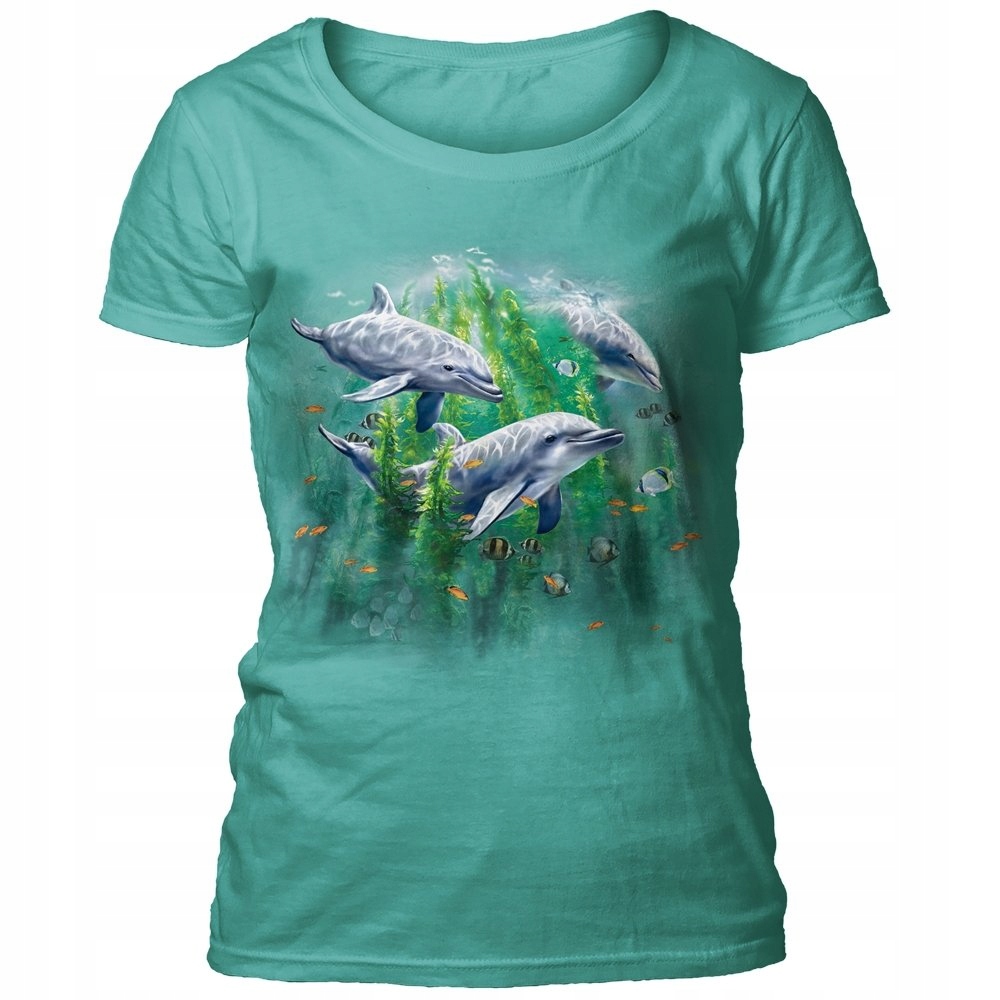 Dámské tričko Dolphin Kelp Bed The Mountain Velikost 2XL